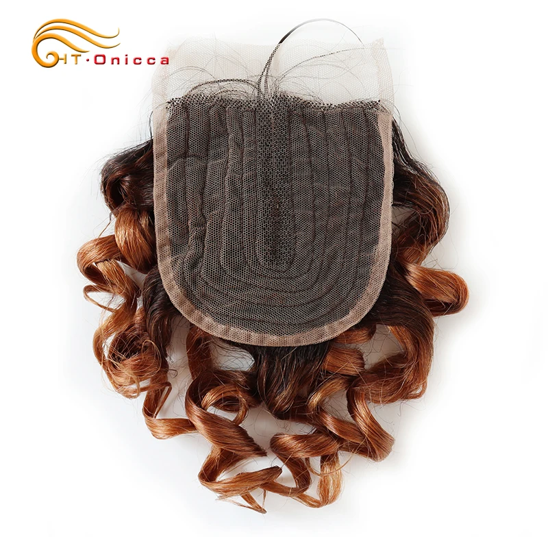 Perruque Lace Closure brésilienne naturelle – Meche, Cheveux humains, Body Wave, T Part, couleur naturelle - Miniature 9