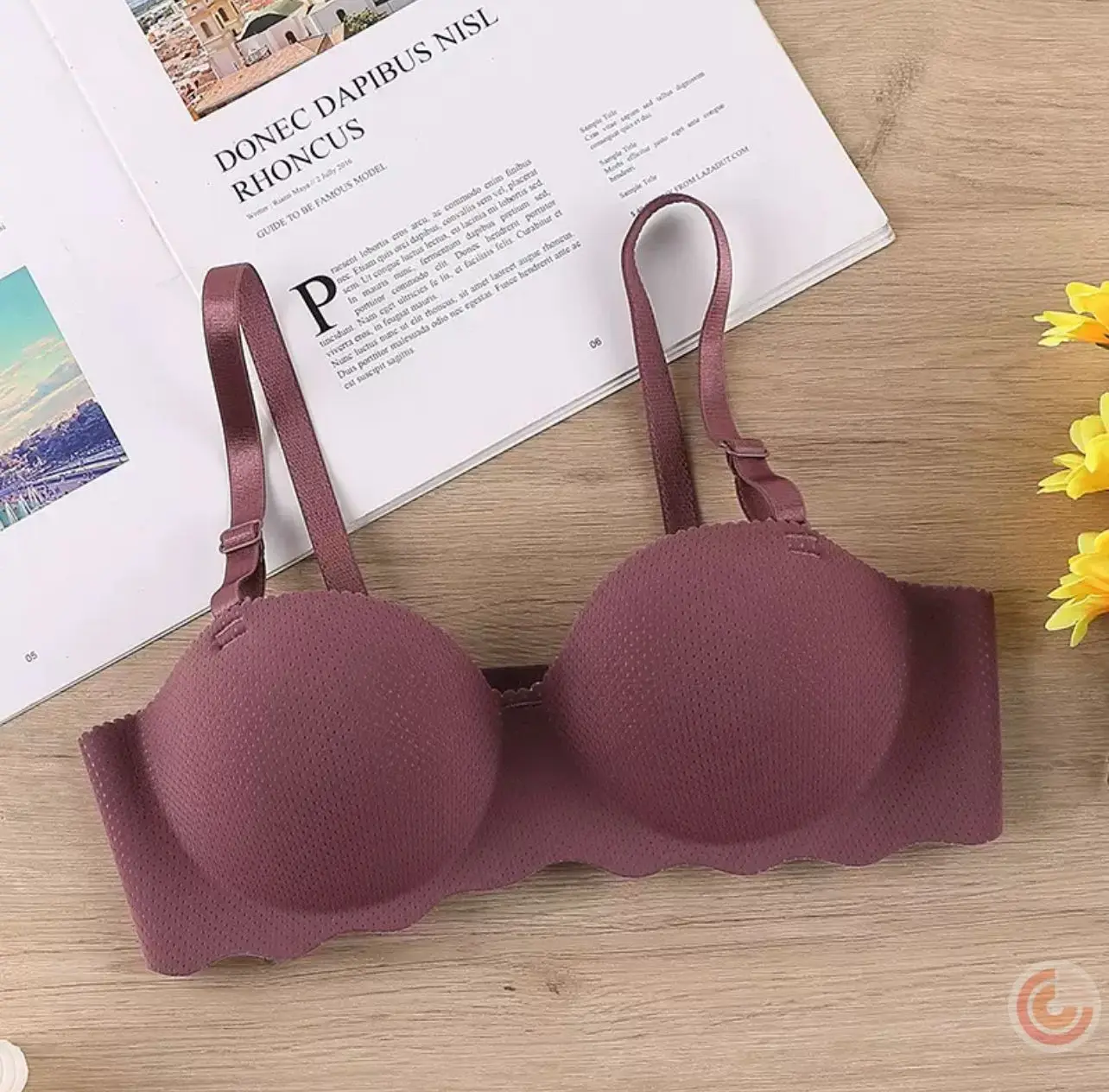 Soutien - gorge Sexy Push Up sous - vêtements sans couture femmes couleur unie sans fil Lingerie Feamle une pièce rassembler bretelles convertibles brassière - Miniature 11