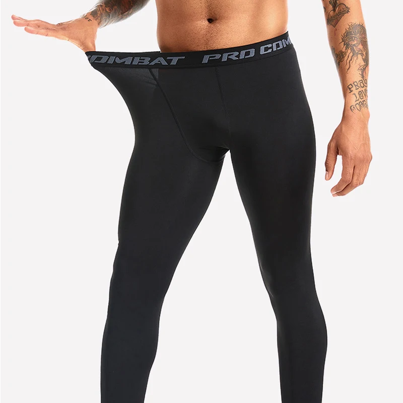 Nouveaux pantalons de Compression pour hommes collants pour hommes Leggings pour course à pied entraînement Sport Fitness séchage rapide Joggings pantalons d'entraînement - Miniature 4