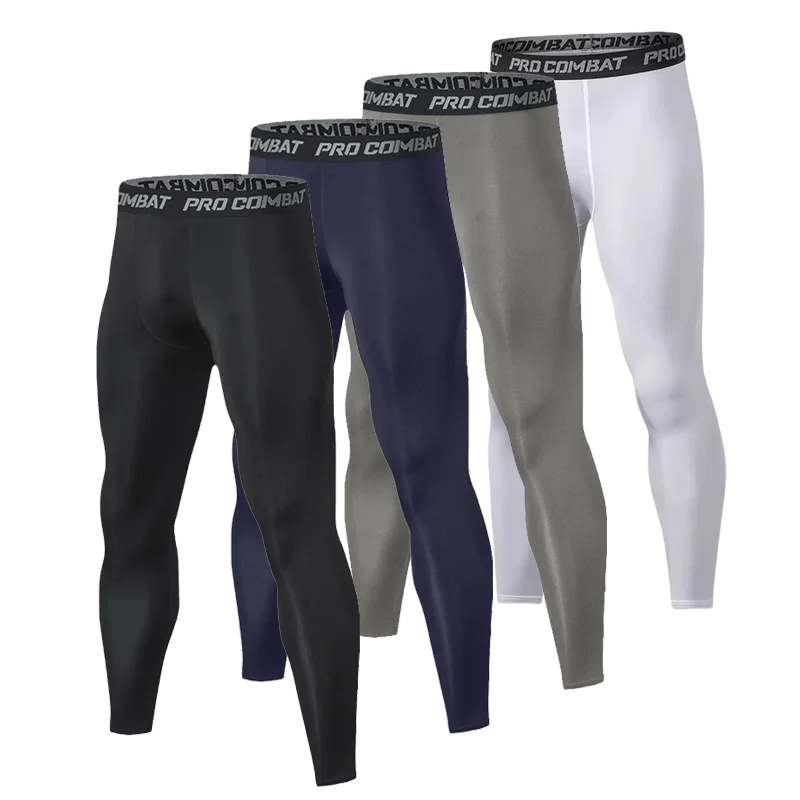 Nouveaux pantalons de Compression pour hommes collants pour hommes Leggings pour course à pied entraînement Sport Fitness séchage rapide Joggings pantalons d'entraînement - Image 1