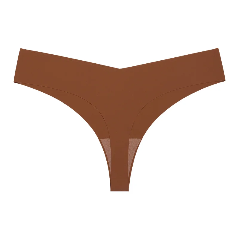 1 Pc/2 Pc/4 Pièces/7 Pièces/ensemble Offre Spéciale Nouveau Design String Sans Couture Culotte Respirante String Invisible String Culotte String Femmes Sous - Vêtements - Miniature 8