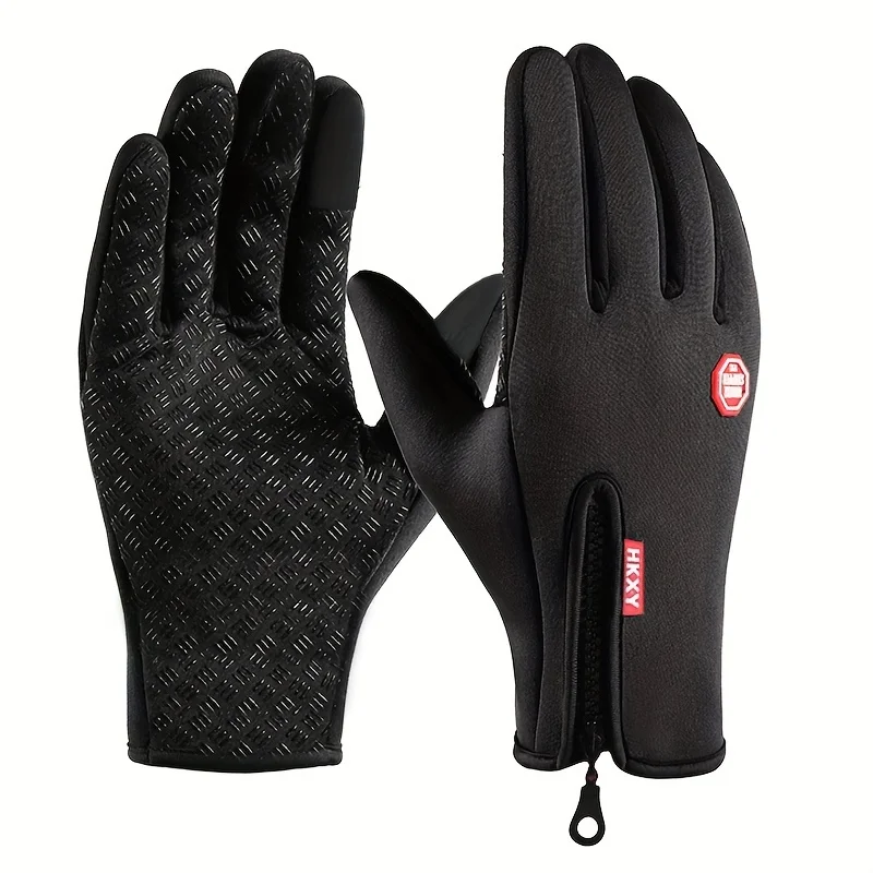 Gants de cyclisme en plein air, vélos pour la chaleur et coordonnants en automne et en hiver - pas cher - livraison - Miniature 7