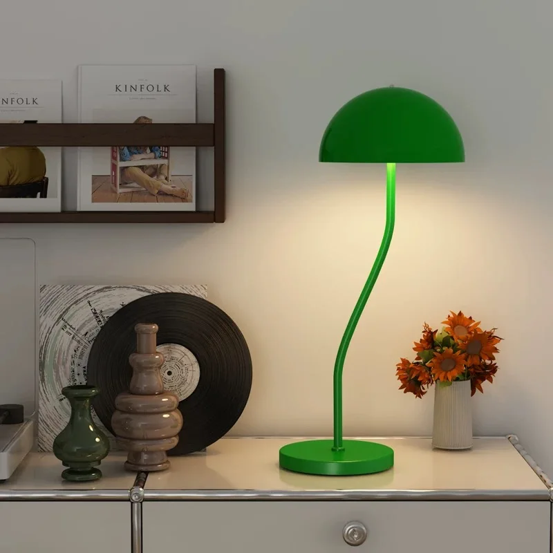 Lampe sur pied rétro danoise, germes de haricots mungo, design pour salon, chambre à coucher, canapé, lumière ambiante, célébrité d'internet, créative - Miniature 6