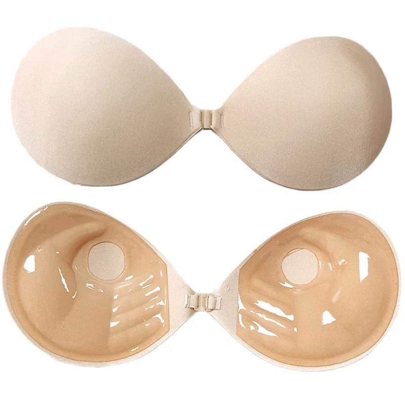 Palm Push Up Invisible Silicone soutien - gorge femmes poitrine autocollants soulever auto - adhésif soutien - gorge couverture soutien - gorge Silicone Pad Sexy bretelles poitrine - Miniature 11
