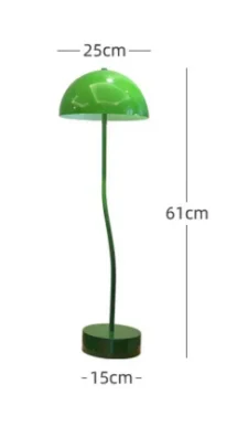 Lampe sur pied rétro danoise, germes de haricots mungo, design pour salon, chambre à coucher, canapé, lumière ambiante, célébrité d'internet, créative - Miniature 9