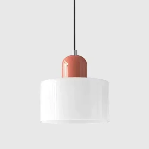 Vintage vitrail petit lustre chevet salle à manger luminaire maison lumière décorative en rose Orange vert blanc - Miniature 17