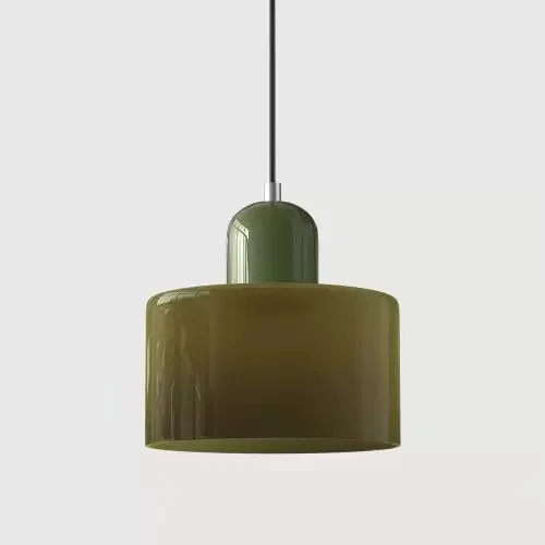 Vintage vitrail petit lustre chevet salle à manger luminaire maison lumière décorative en rose Orange vert blanc - Miniature 13