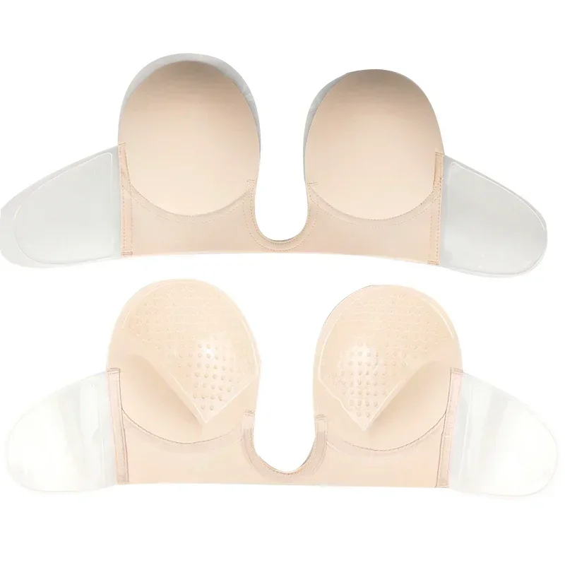 Soutien - gorge Push Up Invisible en Silicone, sans bretelles, robe de soirée de mariage, soutien - gorge collant, brassière respirante, sous - vêtements en U profond - Miniature 7