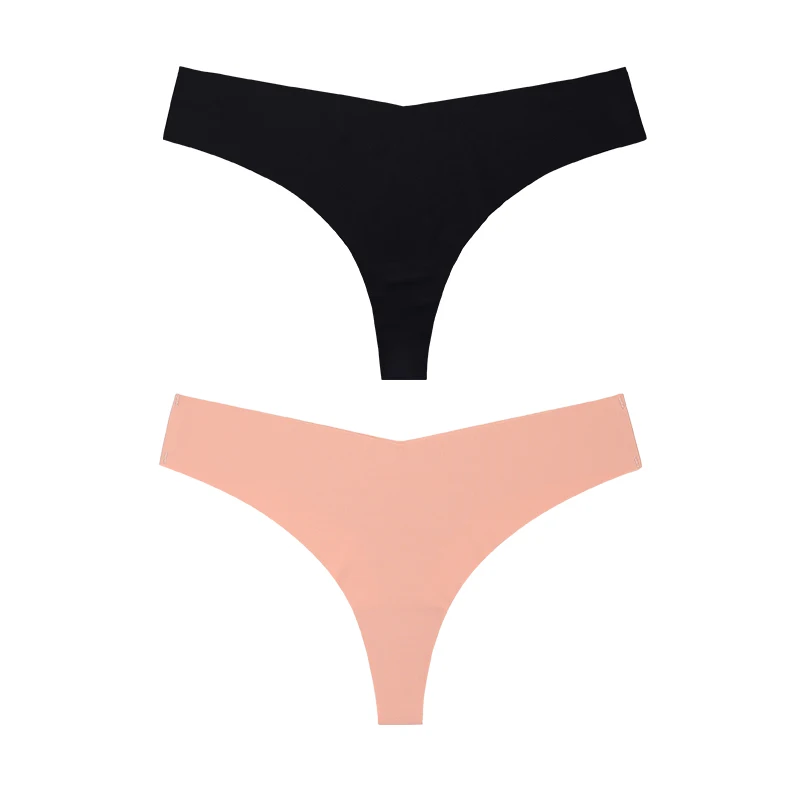1 Pc/2 Pc/4 Pièces/7 Pièces/ensemble Offre Spéciale Nouveau Design String Sans Couture Culotte Respirante String Invisible String Culotte String Femmes Sous - Vêtements - Miniature 13