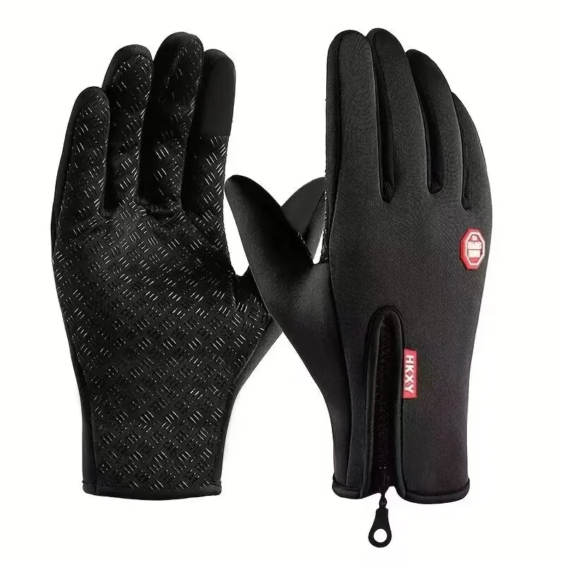 Gants de cyclisme en plein air, vélos pour la chaleur et coordonnants en automne et en hiver - pas cher - livraison - Image 1