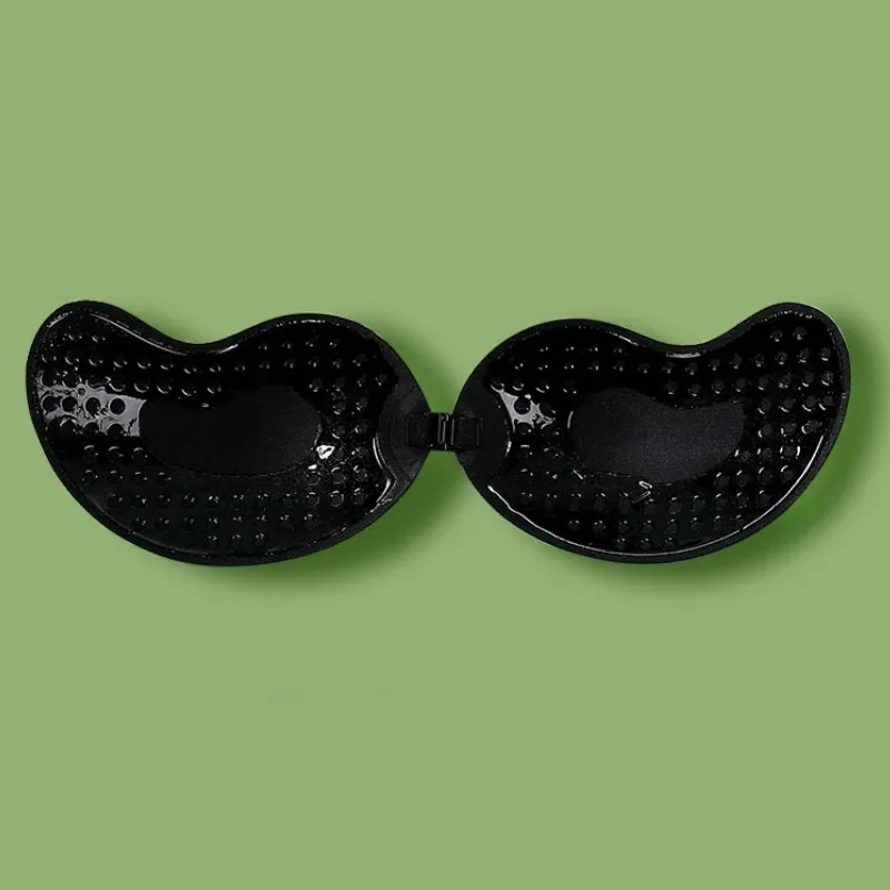 1/2 pièces réutilisable Silicone buste mamelon couverture Pasties autocollants mangue sein auto - adhésif Invisible ascenseur bande Push Up soutien - gorge sans bretelles - Miniature 11