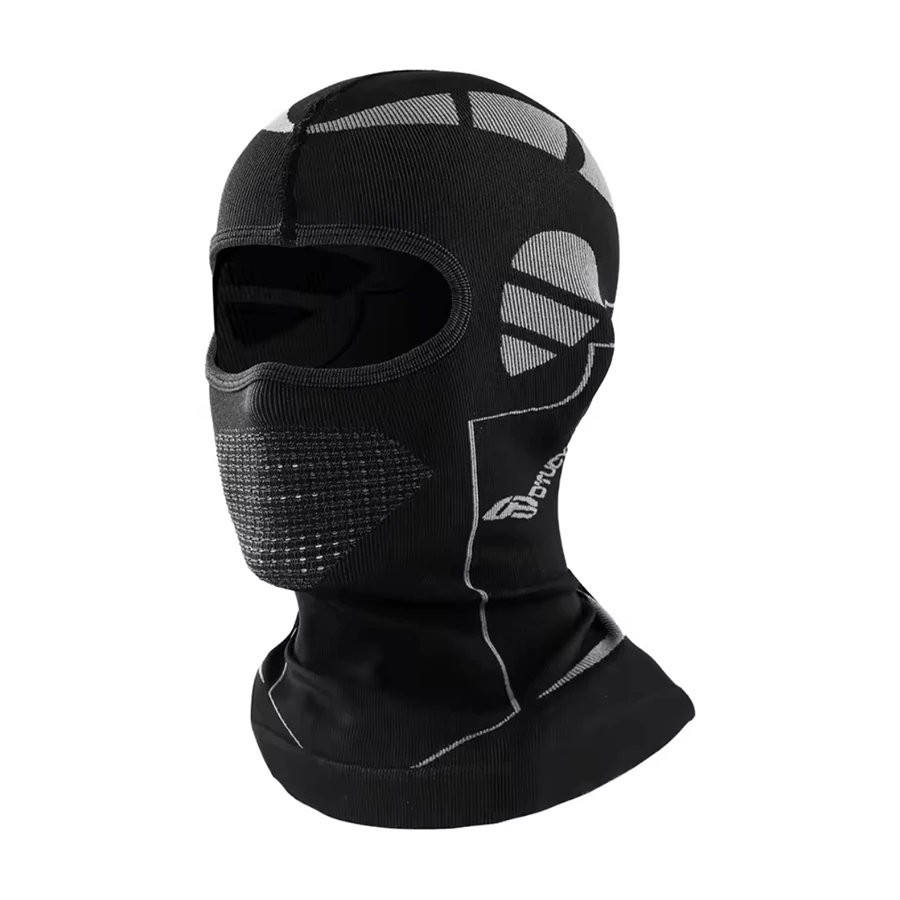 Écharpe thermique résistante au froid pour hommes et femmes, chapeau de Ski d'hiver, cagoule, masque complet, Ski, cyclisme, chasse, couvre-tête, doublure de casque - Miniature 11
