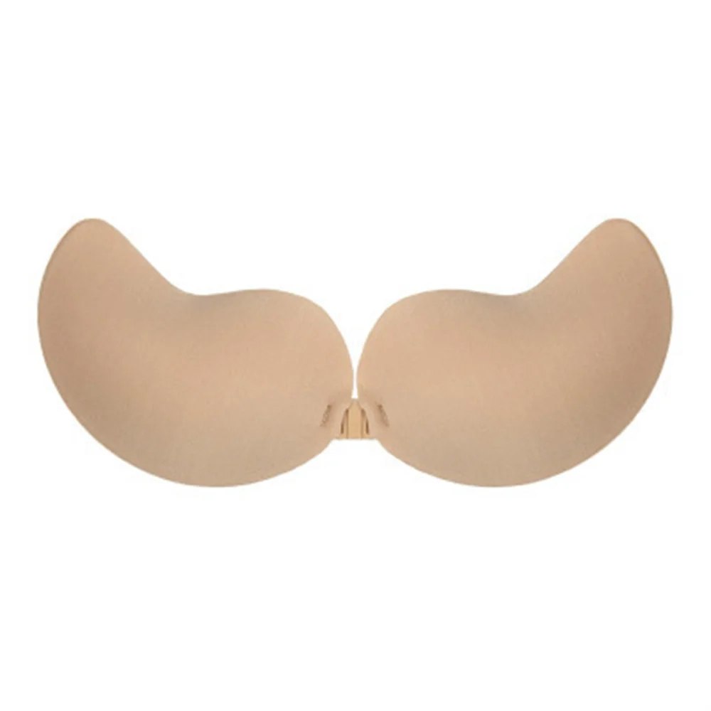 Invisible Push Up Bra Strapless Bras Dress Wedding Party Sticky Self - adhesive Silicone Brassiere Breathable Deep U Bra Underwear - Miniature 10