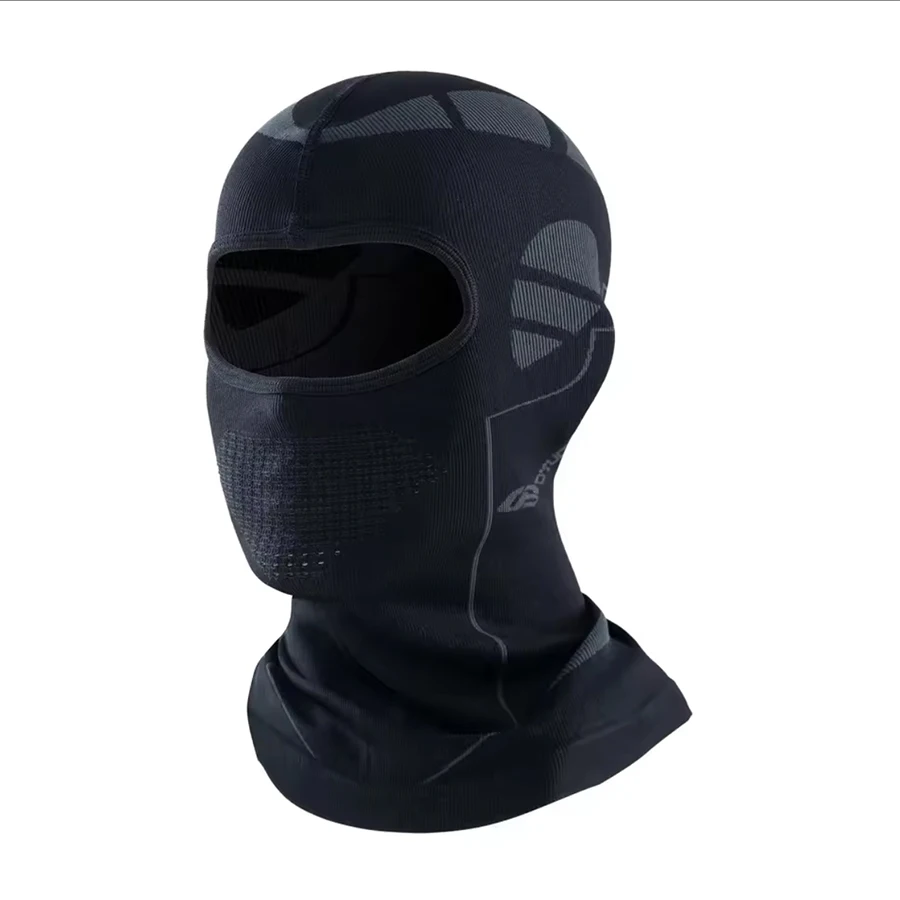 Écharpe thermique résistante au froid pour hommes et femmes, chapeau de Ski d'hiver, cagoule, masque complet, Ski, cyclisme, chasse, couvre-tête, doublure de casque - Miniature 13