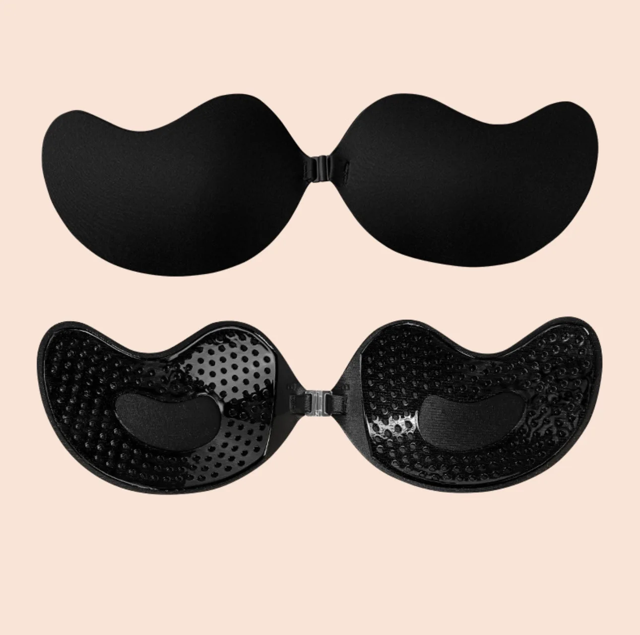 Soutien - gorge Push Up Invisible pour femmes, 3 pièces, dos nu, sans bretelles, sans couture, fermeture frontale, sous - vêtements Bralette, coussinet de soutien - gorge auto - adhésif en Silicone - Miniature 6