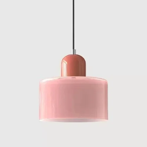 Vintage vitrail petit lustre chevet salle à manger luminaire maison lumière décorative en rose Orange vert blanc - Miniature 10