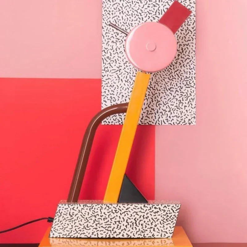 Memphis Milano lampe de Table Europe moderne chambre étude canapé Table lumière enfant chambre décor - Miniature 3