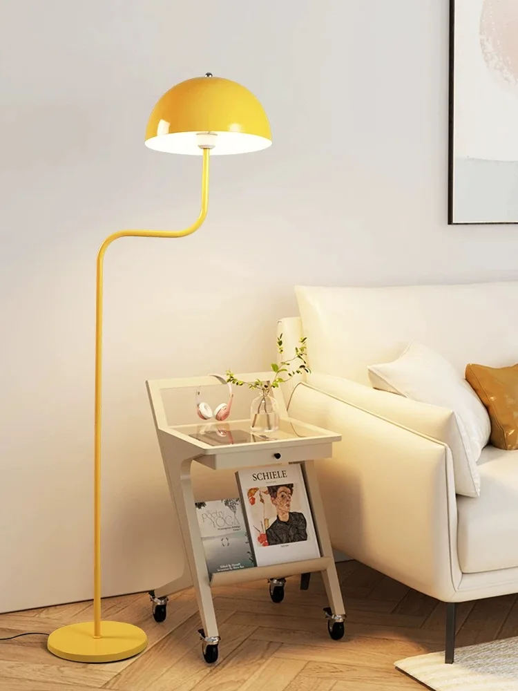 Lampe sur pied rétro danoise, germes de haricots mungo, design pour salon, chambre à coucher, canapé, lumière ambiante, célébrité d'internet, créative - Miniature 4