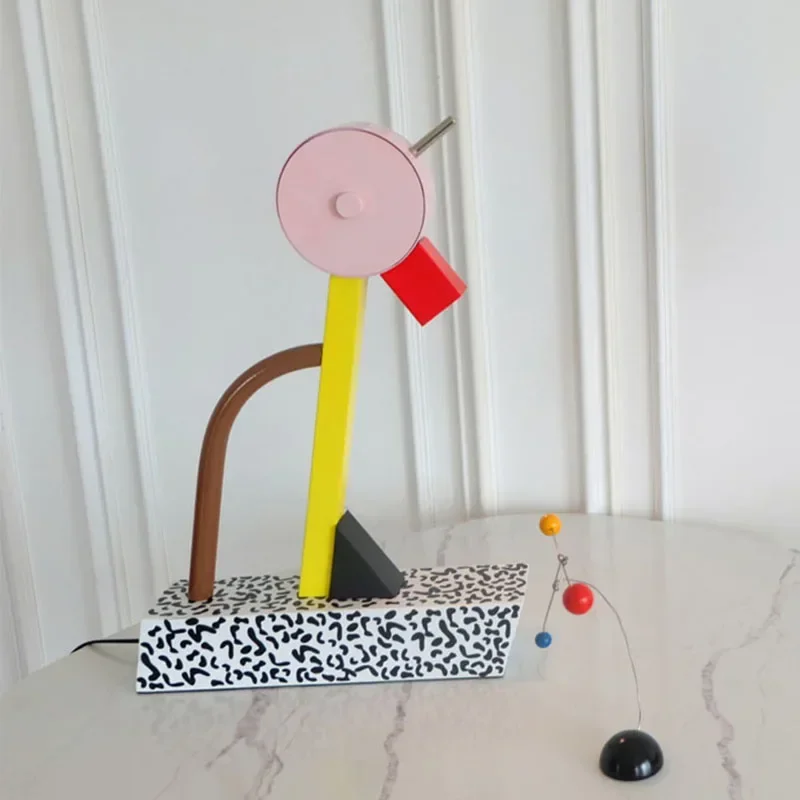 Memphis Milano lampe de Table Europe moderne chambre étude canapé Table lumière enfant chambre décor - Miniature 5