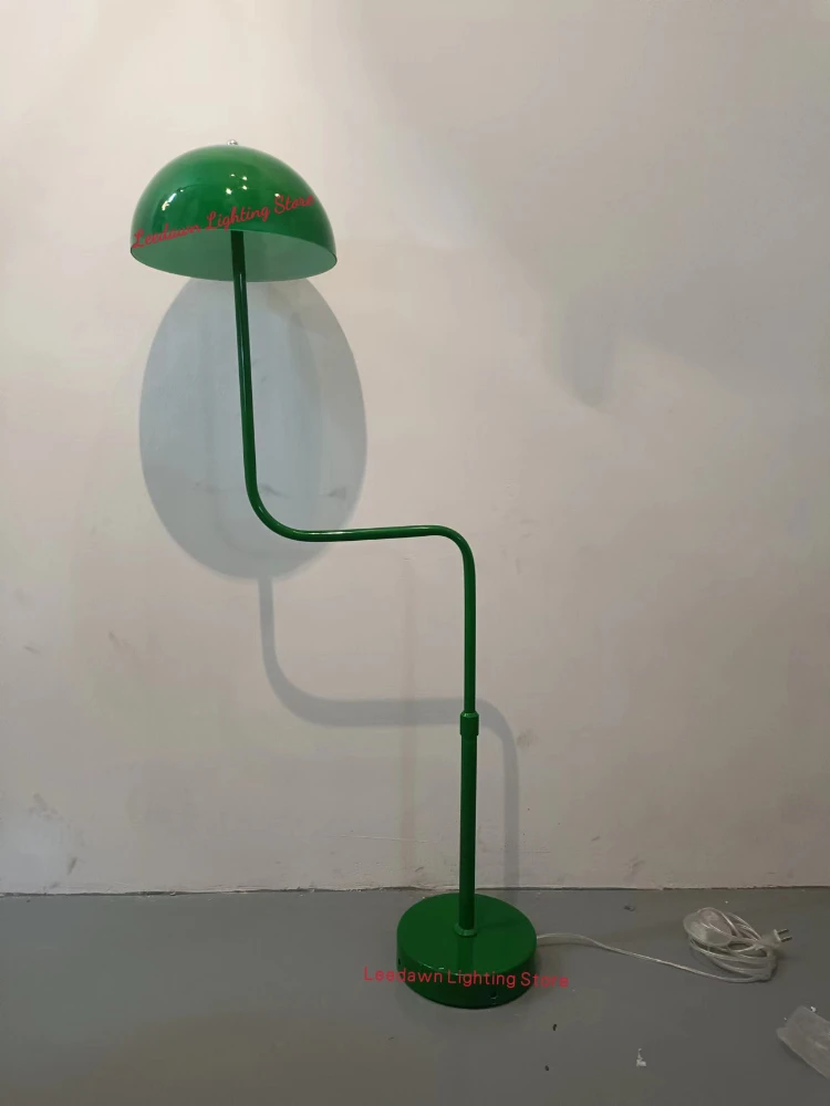 Lampe sur pied rétro danoise, germes de haricots mungo, design pour salon, chambre à coucher, canapé, lumière ambiante, célébrité d'internet, créative - Miniature 5