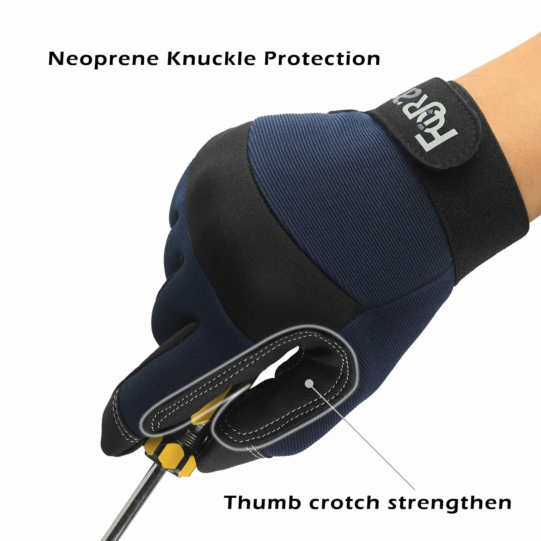 1 paire de gants de travail haute déxtérité pour hommes et femmes – Compatible avec écran tactile, excellente adhérence pour une utilisation polyvalente - pas cher - livraison - Miniature 2