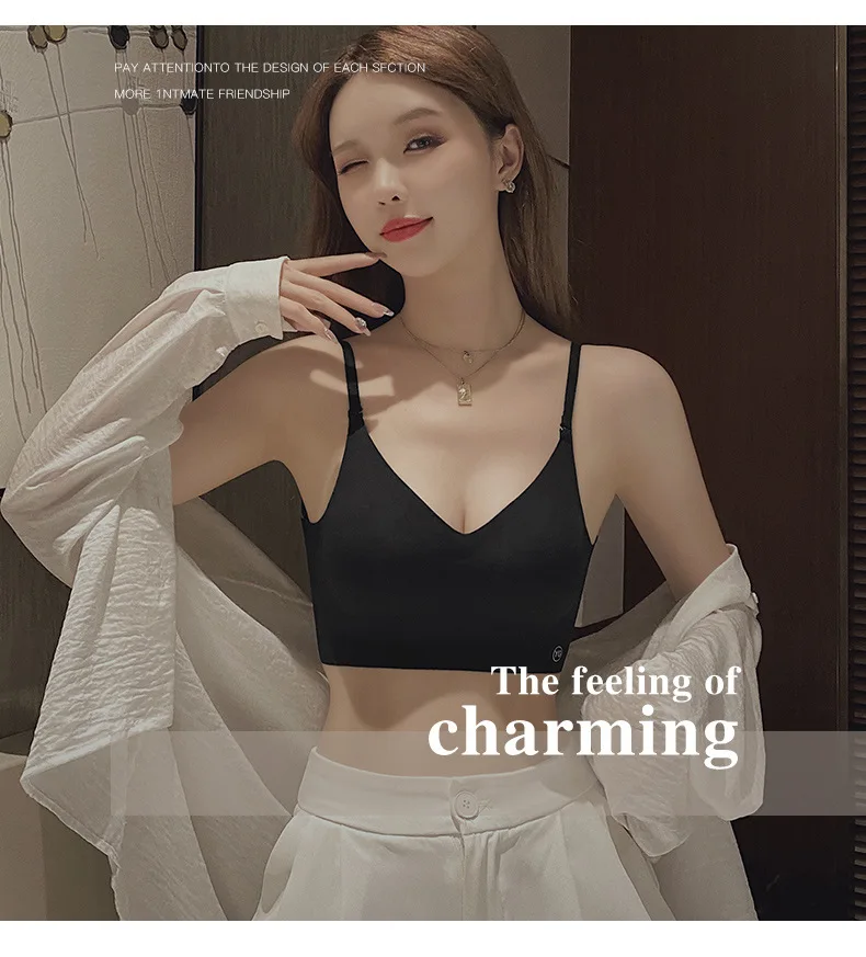 Soutien - gorge Push Up Invisible, dos nu, Sexy, pour femmes, coupe basse, plongeant, dos ouvert, sous - vêtements de mariage, Lingerie sans couture, 2024 - Miniature 5