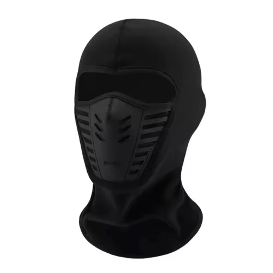 Écharpe thermique résistante au froid pour hommes et femmes, chapeau de Ski d'hiver, cagoule, masque complet, Ski, cyclisme, chasse, couvre-tête, doublure de casque - Miniature 16