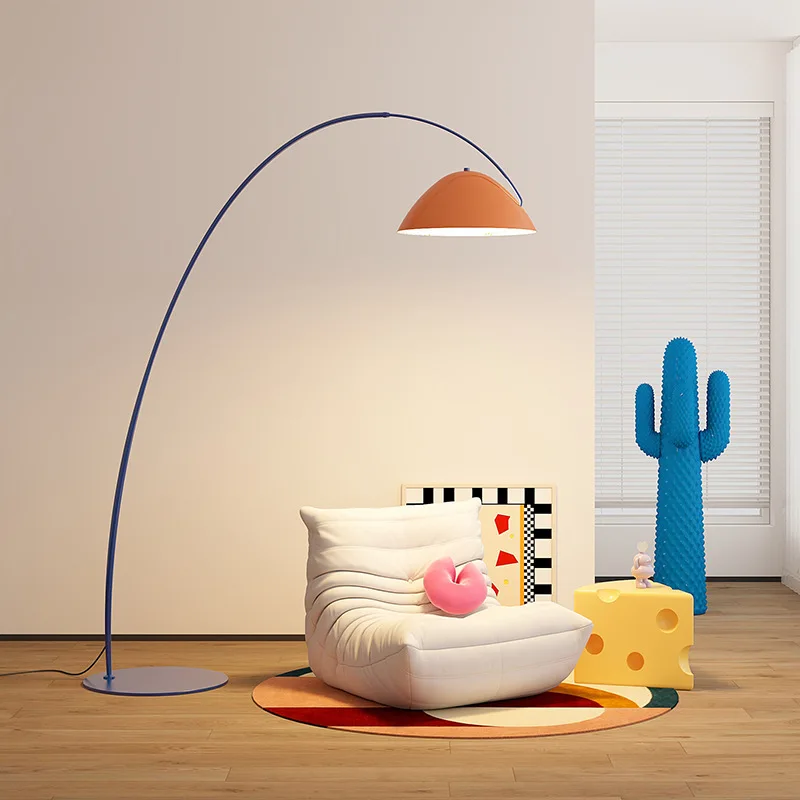 Dopamine salon lampe de pêche lampadaire spectre complet chambre d'enfants couleur chambre memphis lampadaire - Miniature 4