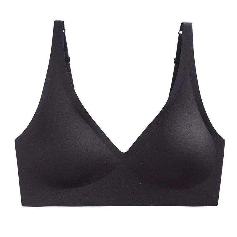 Soutien - gorge Sexy sans couture, brassière sans fil réglable, sous - vêtements pour femmes, Push Up, rembourré, Bralette, Lingerie intime - Miniature 7