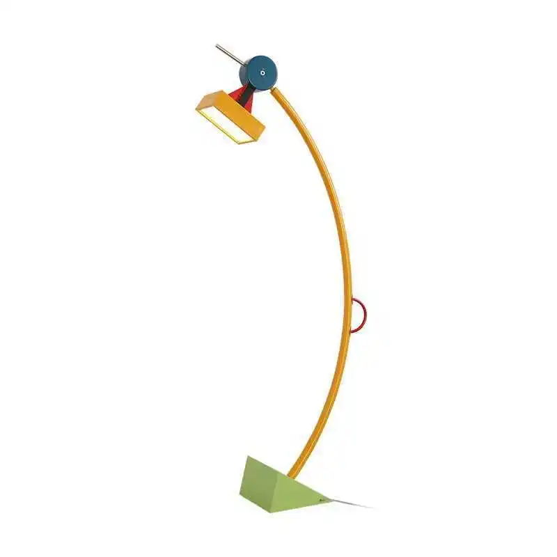 Lampadaire géométrique de dessin animé coloré ludique pour chambre d'enfants salon éclairage ambiant décoration de chambre lampadaire LED - Miniature 5