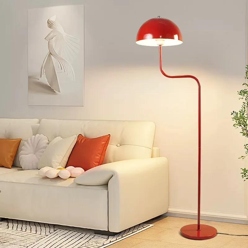 Lampe sur pied rétro danoise, germes de haricots mungo, design pour salon, chambre à coucher, canapé, lumière ambiante, célébrité d'internet, créative - Miniature 2