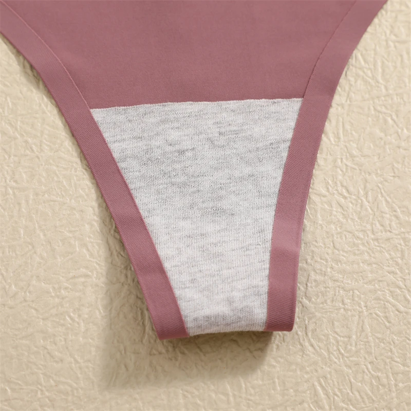 Sous - vêtements sans couture ultra - minces pour femmes, culottes invisibles, tongs de glace sexy, bikini taille basse respirant, lingerie extensible, 4 pièces - Miniature 5
