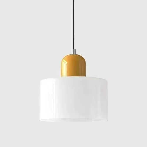 Vintage vitrail petit lustre chevet salle à manger luminaire maison lumière décorative en rose Orange vert blanc - Miniature 20