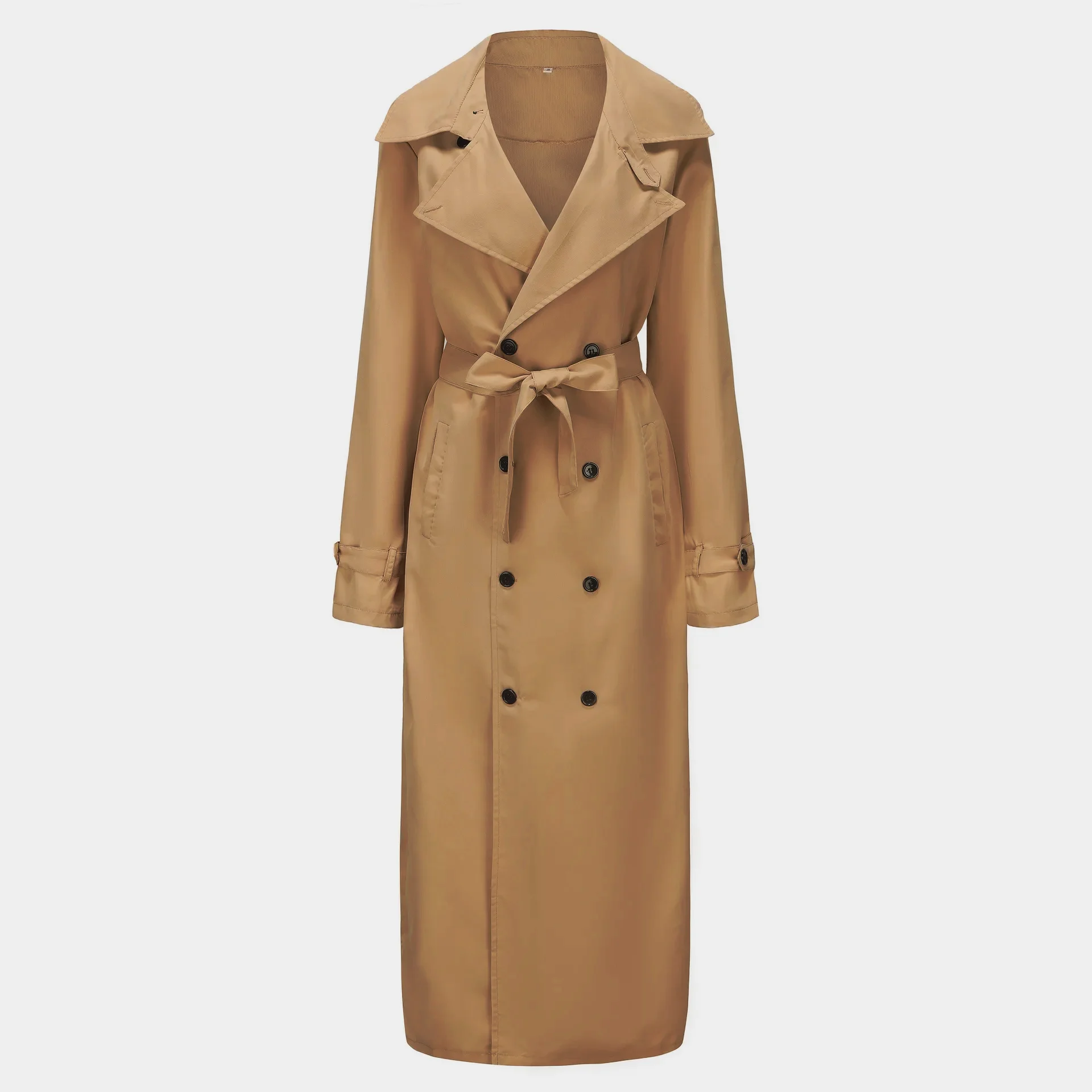 Trench - Coat fin pour hommes, Streetwear, mode, manteaux britanniques surdimensionnés de styliste, vêtements pour hommes avec épaulettes, vestes pour printemps - Miniature 2