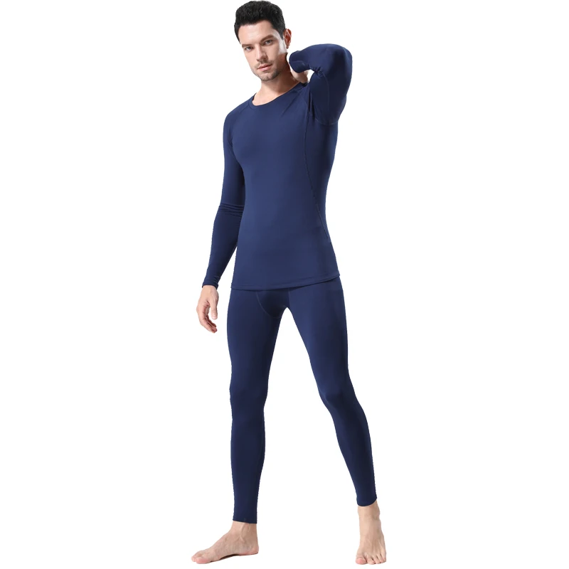 Hiver hommes sous-vêtement thermique homme polaire Leggings collants chaud pantalons longs Thermo Compression pantalon bas collants hommes vêtements 3XL - Miniature 3