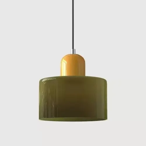 Vintage vitrail petit lustre chevet salle à manger luminaire maison lumière décorative en rose Orange vert blanc - Miniature 25