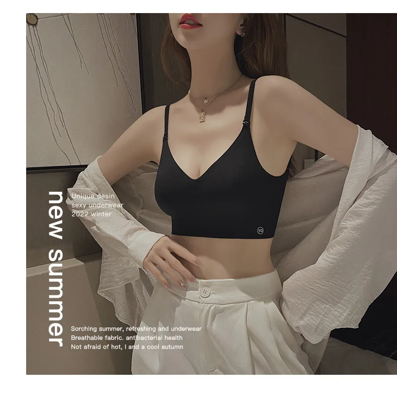 Soutien - gorge Push Up Invisible, dos nu, Sexy, pour femmes, coupe basse, plongeant, dos ouvert, sous - vêtements de mariage, Lingerie sans couture, 2024 - Miniature 4