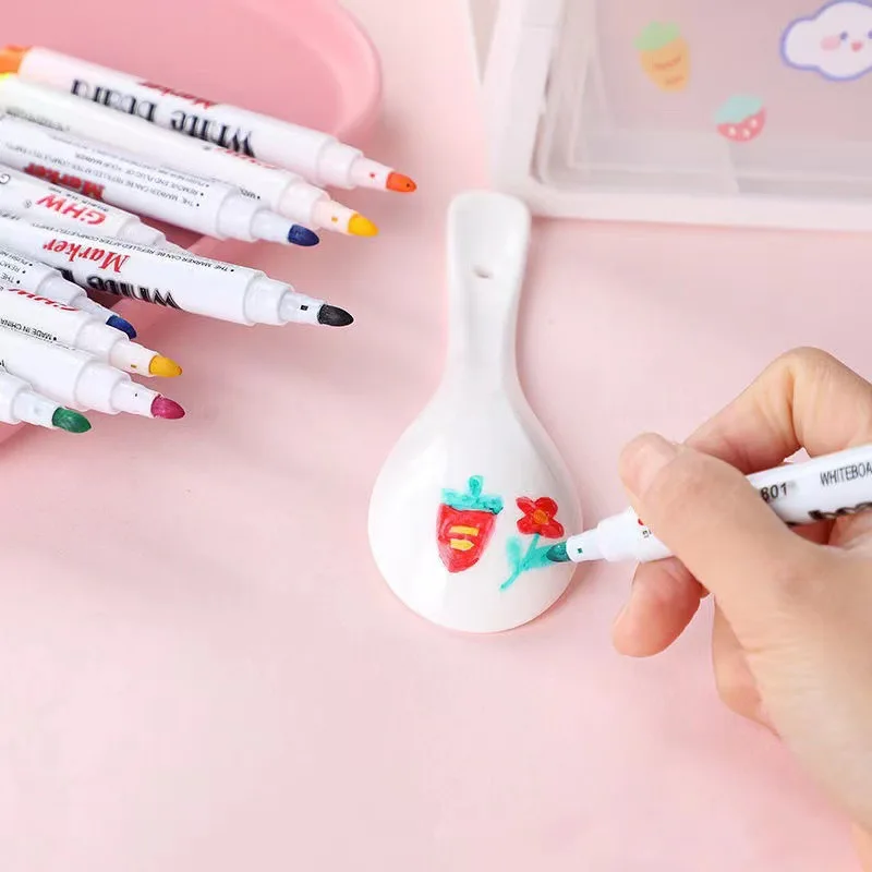 Stylo flottant à l'eau, stylos à encre magique avec cuillère, peinture à l'eau de couleur flottante, craie flottante, ensemble de dessin Graffiti artistique pour enfants - Miniature 2