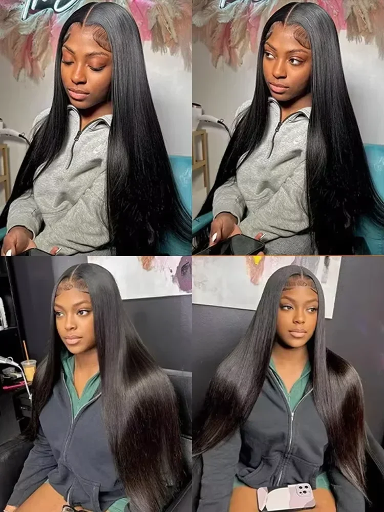 Mossily brésilien os droit cheveux humains 3 4 paquets cru vierge Remy Extensions de cheveux couleur naturelle 30 32 pouces cheveux pour les femmes - Miniature 6