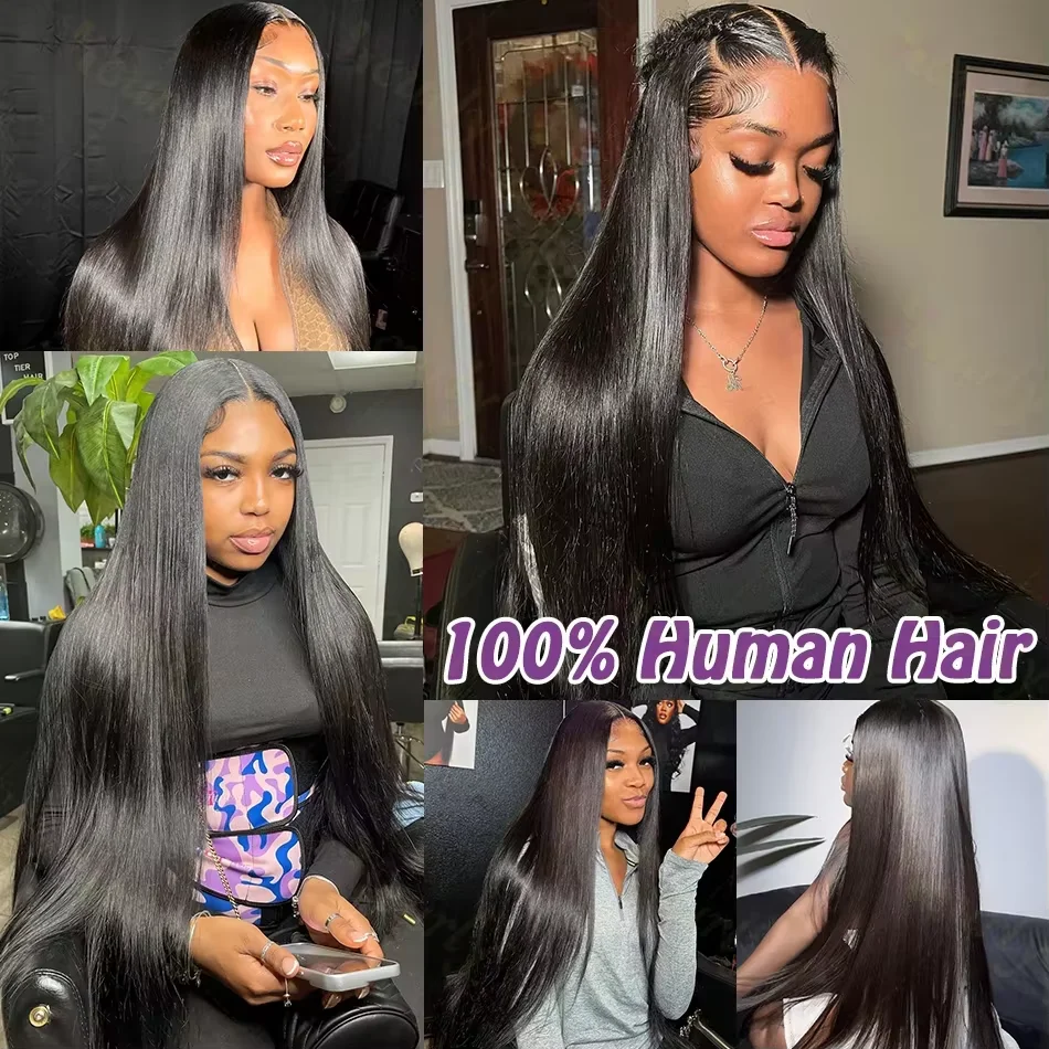 12A os droit 100% vrais cheveux humains paquets 30 40 pouces cheveux bruts 4 5 paquets Extensions de tissage de cheveux brésiliens pour les femmes noires - Miniature 6